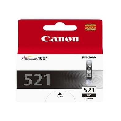 Canon-CLI-521BK Black Ink Cartridge Original