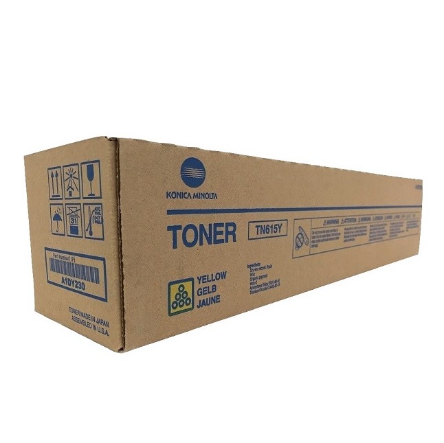 Konica Minolta TN615Y Yellow Toner Cartridge