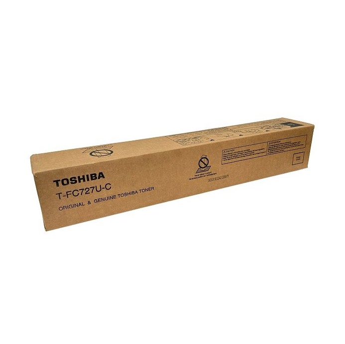 Toshiba TFC727C Cyan Original Toner Cartridge